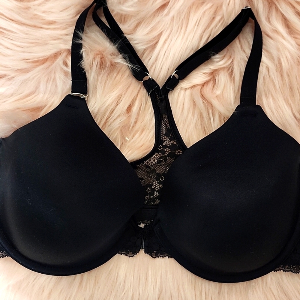 SALE!! PRE-LOVED MAIDENFORM FLORAL LACE T-BACK BRA-36DD